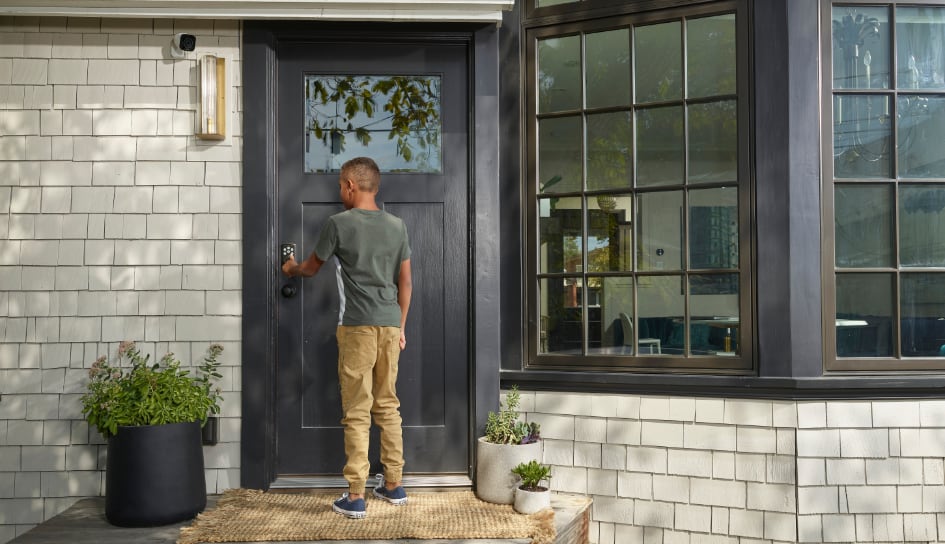 Vivint Smart Lock on home in Grand Rapids